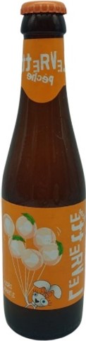 bouteille de bière à la pêche