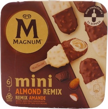 glaces magnum amande