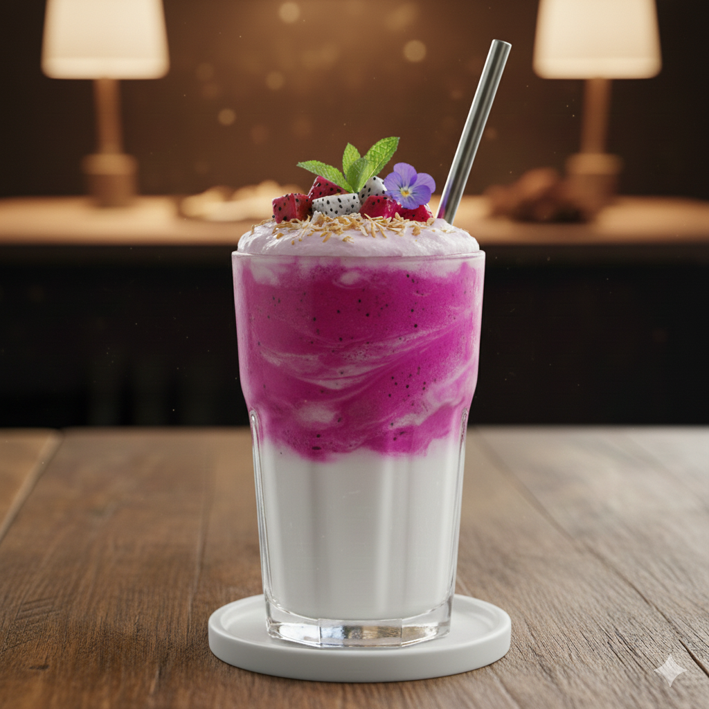 Smoothie pitaya coco