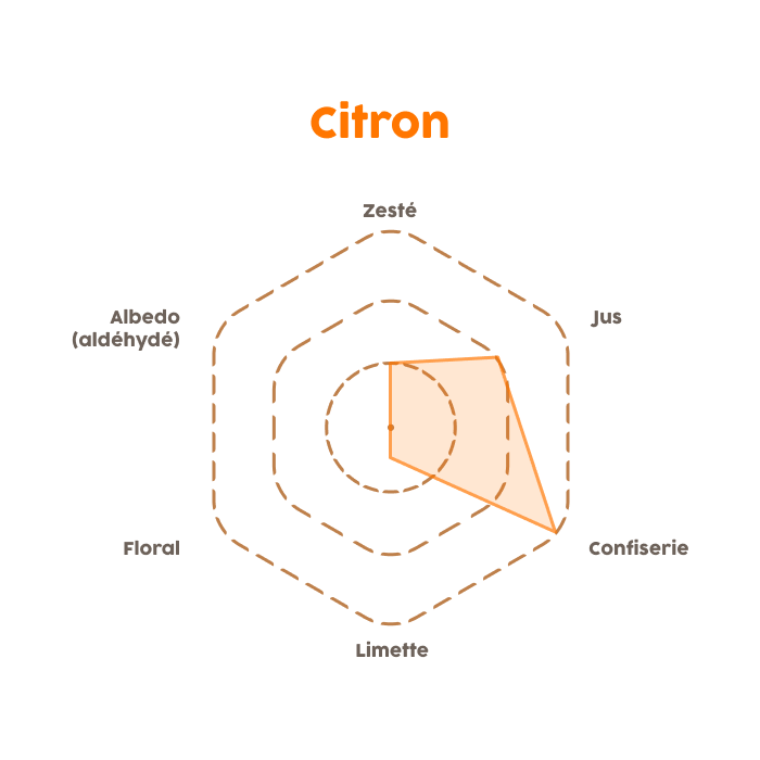 profils aromatiques des agrumes